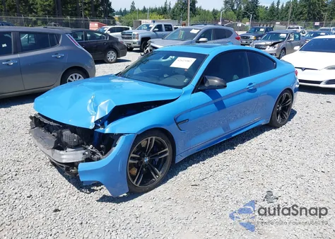 2016 BMW M4 из США, поврежденный, VIN WBS3R9C56GK336919